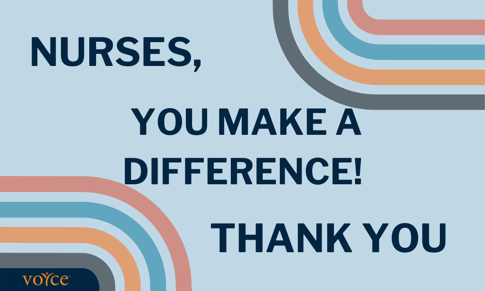 Nurses: You Make a Difference. Thank you!